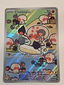 Pokemon Clobbopus IR 207/191 Surging Sparks Illustration Rare NM Full Art - Image 1