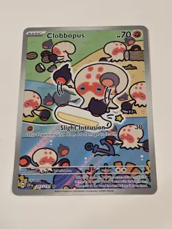 Pokemon Clobbopus IR 207/191 Surging Sparks Illustration Rare NM Full Art - Image 2