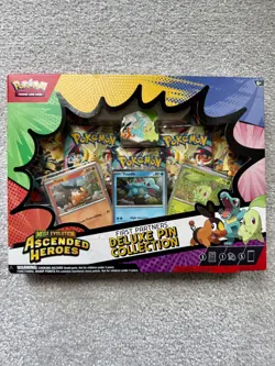 Pokemon TCG Mega Evolution Ascended Heroes First Partners Deluxe Pin Collection - Image 1