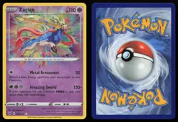 Zacian 082/185 Amazing Rare Vivid Voltage Pokemon NM - Image 3
