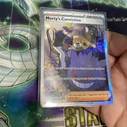 Pokemon TCG Trainer Morty's Conviction SIR 211/162 Temporal Forces Near Mint - Image 5