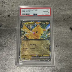 Pokemon TCG: Pikachu ex 028/131 Sv: Prismatic Evolutions Holo PSA 10 - Image 1
