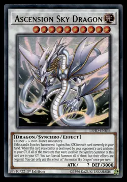 ASCENSION SKY DRAGON LEHD-ENB34 ULTRA RARE LEGENDARY HERO DECKS YU-GI-OH - Image 1
