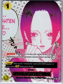 You'll Frighten Me... (Alt Art) OP14-118 English - One Piece Card - NM - Image 1