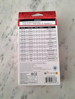 One Piece TCG - Starter Deck ST-01 Straw Hat Crew - ENGLISCH - Sealed/OVP - 2022 - Image 2