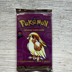 Pokemon TCG Base Set 2 Sealed Booster Pack Pidgeot Artwork 11 Cards Wizards - Image 1