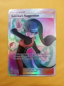 Sabrina's Suggestion - 181/181 - Pokemon Team Up Sun & Moon Full Art Card - Image 1