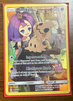 Pokemon Mimikyu Secret Rare Card 245/236 - Cosmic Eclipse - Image 3