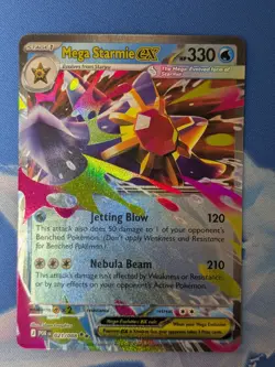 Mega Starmie ex 021/088 - Double Rare Perfect Order - Pokemon TCG Card - NM - Image 1