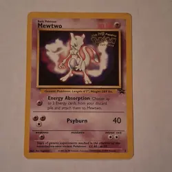 Pokemon Mewtwo Wotc Promo 03/53 1999 70HP Regular Promo English TCG Card - Image 1