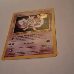 Pokemon Mewtwo Wotc Promo 03/53 1999 70HP Regular Promo English TCG Card - Image 3