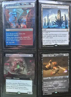 VAULT X BINDER CONTAINING 160 'MAGIC THE GATHERING' CARDS - ALL PICTURED EX/NM - Image 1