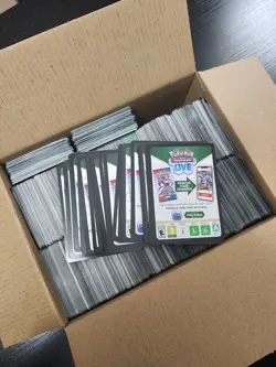 1500+ Unused Pokemon TCG Online Code Cards Bulk Lot, Unused Code Cards - Image 1