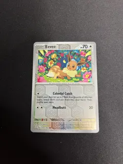 Eevee 050/064 Pokemon Sv: Shrouded Fable Reverse Holo Common Trading Card - NM - Image 4