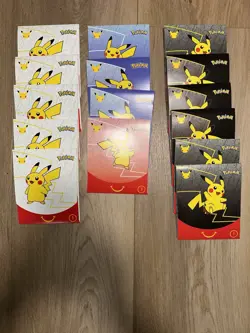 Lot Of 15 Sealed Pokemon 25th Anniversary McDonald's Happy Meal card packs 2021 - Image 1