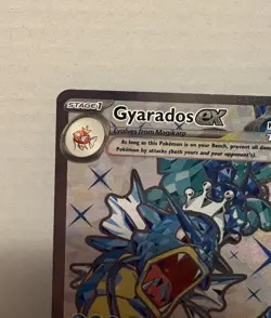 Gyarados ex 225/198 Ultra Rare Full Art Pokemon TCG Scarlet & Violet NM - Image 3