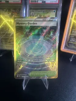 Pokemon TCG Mystery Garden Trainer Holo Card Mega Evolution 172/132 - Image 1