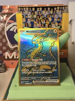 Miraidon ex 243/091 Scarlet & Violet: Paldean Fates Holo NM Pokemon 2024 - Image 1