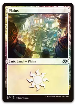 Plains (0279) #279 (Foil) (NM) Aetherdrift DFT Magic MTG - Image 1