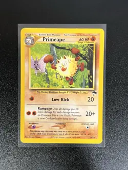 Pokemon Primeape 18/18 Southern Island 2001 Regular Rare LP WotC Promo Vintage - Image 1