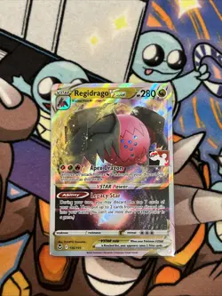 1x Regidrago VSTAR (#136/195) - Holofoil NM Eng Pokemon - Prize Pack Series - Image 1