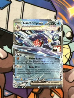 Garchomp ex Prize Pack Series 5 Holo Play! Pokemon Stamped Promo 038/182 NM - Image 1