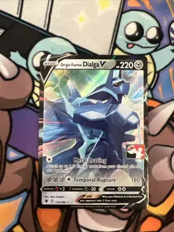 pokemon origin forme dialga v 113 prize pack series stamped - Image 1