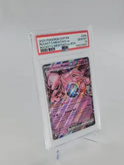 2025 Pokemon PSA 10 Team Rocket’s Mewtwo ex #205 Black Star Promo GEM MINT SVP E - Image 2