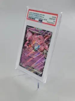 2025 Pokemon PSA 10 Team Rocket’s Mewtwo ex #205 Black Star Promo GEM MINT SVP E - Image 3