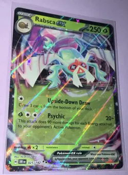 Rabsca ex 025/182 Double Rare Destined Rivals Pokemon - Image 1