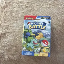 Pokemon My First Battle Two Mini Starter Decks Pikachu & Bulbasaur Unpunched 820650852534 - Image 1