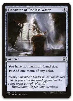 Decanter of Endless Water #309 (NM) Baldur's Gate CLB Magic MTG - Image 1