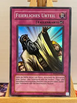 Feierliches Urteil RP01-DE045 Super Rare Deutsch EX YUGIOH - Image 1
