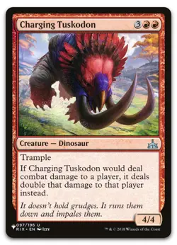 Charging Tuskodon #097/196 (NM) List Reprints LIST LIST Magic MTG - Image 1