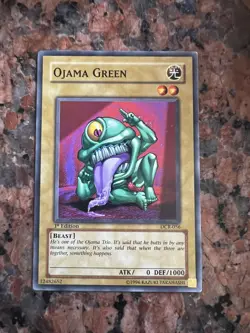 Ojama Green DCR-056 1st Edition Yu-Gi-Oh Card - Image 1