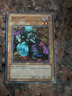 YuGiOh Jinzo #7 MRD-035 1st Edition Short Print NM - Image 1