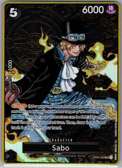 Sabo (One Piece Japanese Version 2nd Anniversary Set) OP04-083 English - NM - Image 1