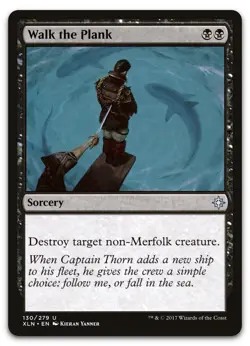 Walk the Plank #130 (NM) Ixalan XLN Magic MTG - Image 1