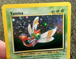 Pokemon TCG Yanma 17/75 Neo Discovery Holo Rare 60 HP Basic Card English - Image 3