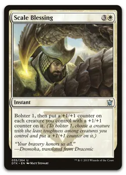 Scale Blessing #35 (NM) Dragons of Tarkir DTK Magic MTG - Image 1