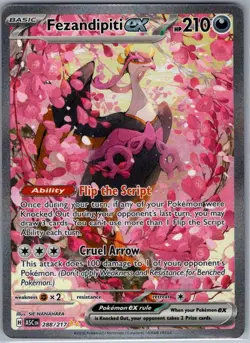 Fezandipiti ex 288/217 SIR ME: Ascended Heroes - Pokemon Card - NM - Image 1