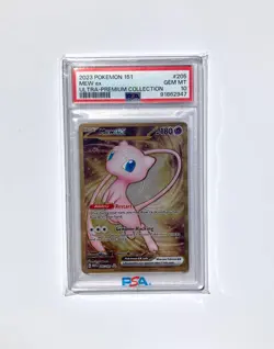 2023 Pokemon Mew ex 151 UPC Gold Metal Promo Card #205/165, PSA 10, Ships Free - Image 3