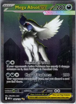 Mega Absol ex 180/132 SIR ME01: Mega Evolution - Pokemon Card - NM - Image 1