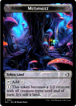 Elk / Mutavault Double-Sided Token [Lorwyn Eclipsed] Magic MTG ECL NM - Image 3