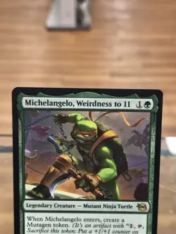 Michelangelo, Weirdness to 11 - Teenage Mutant Ninja Turtles #121 Free Shipping! - Image 2