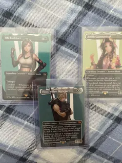 MTG Magic Final Fantasy, Cloud, Aerith Gainsborough, Tifa Lockhart Lot Bundle - Image 1