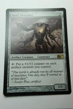 MTG Steel Overseer x1- -Magic 2011-Lightly Played - Image 1