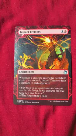 MTG Impact Tremors - Wilds of Eldraine: Enchanting Tales (WOT) - Image 1