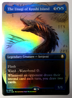 The Unagi of Kyoshi Island - FOIL Borderless Rare - MTG Avatar TLA - 0319 NM - Image 1