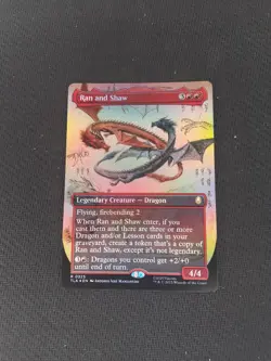 Ran and Shaw - FOIL Borderless Rare - MTG Avatar TLA - 0325 NM - Image 1